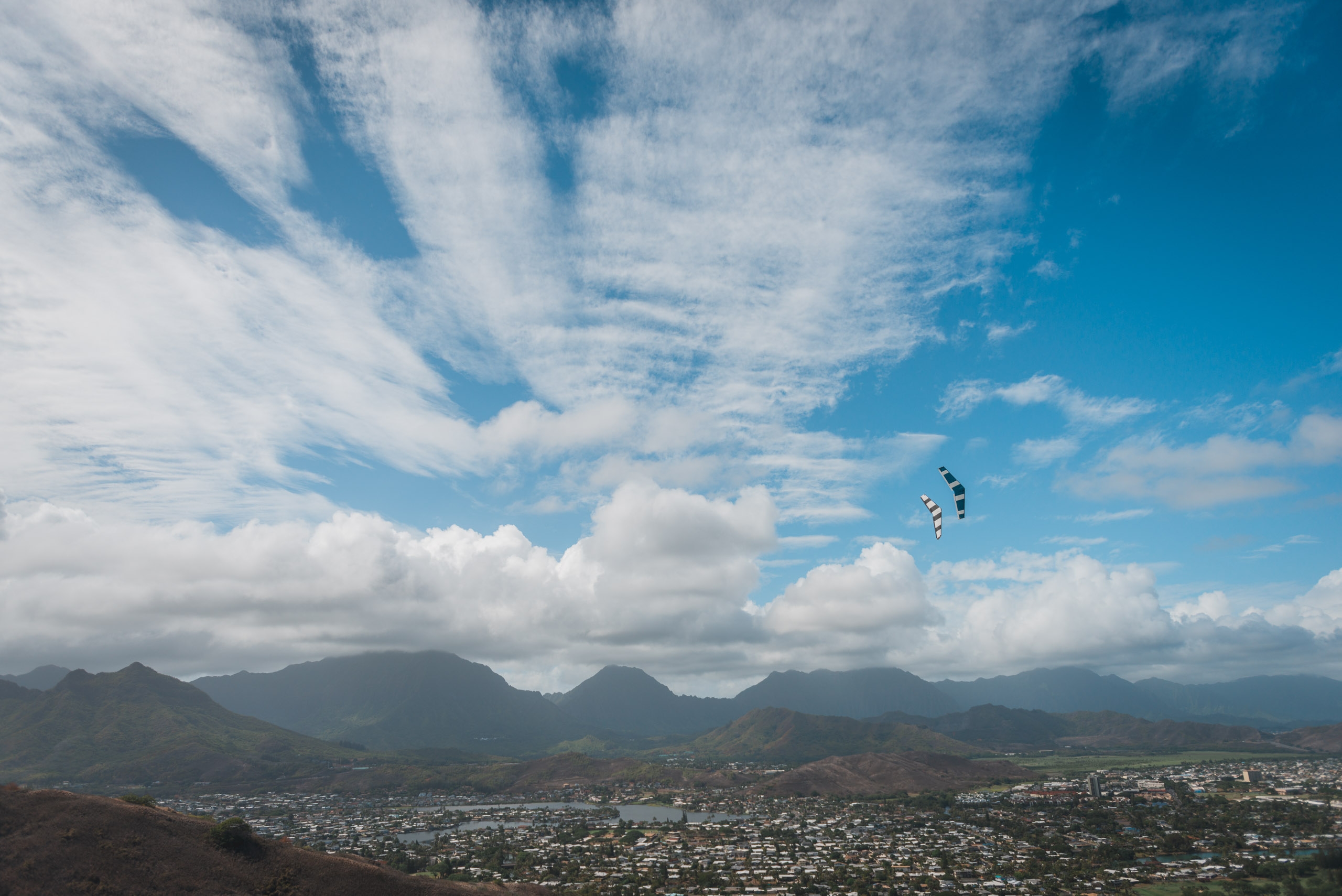 Kites and Gliders over Kailua