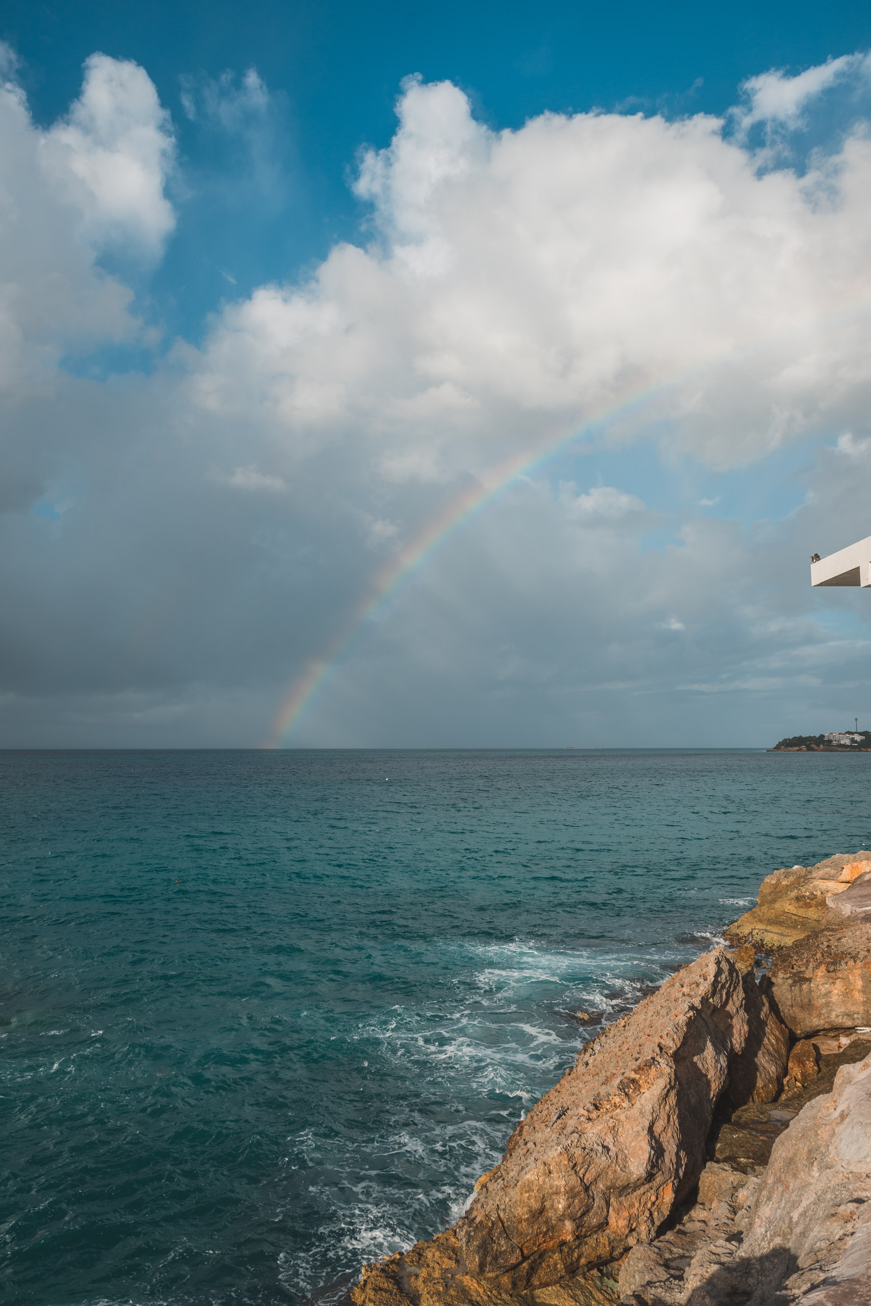 A Rainbow off the Coast of Anguilla