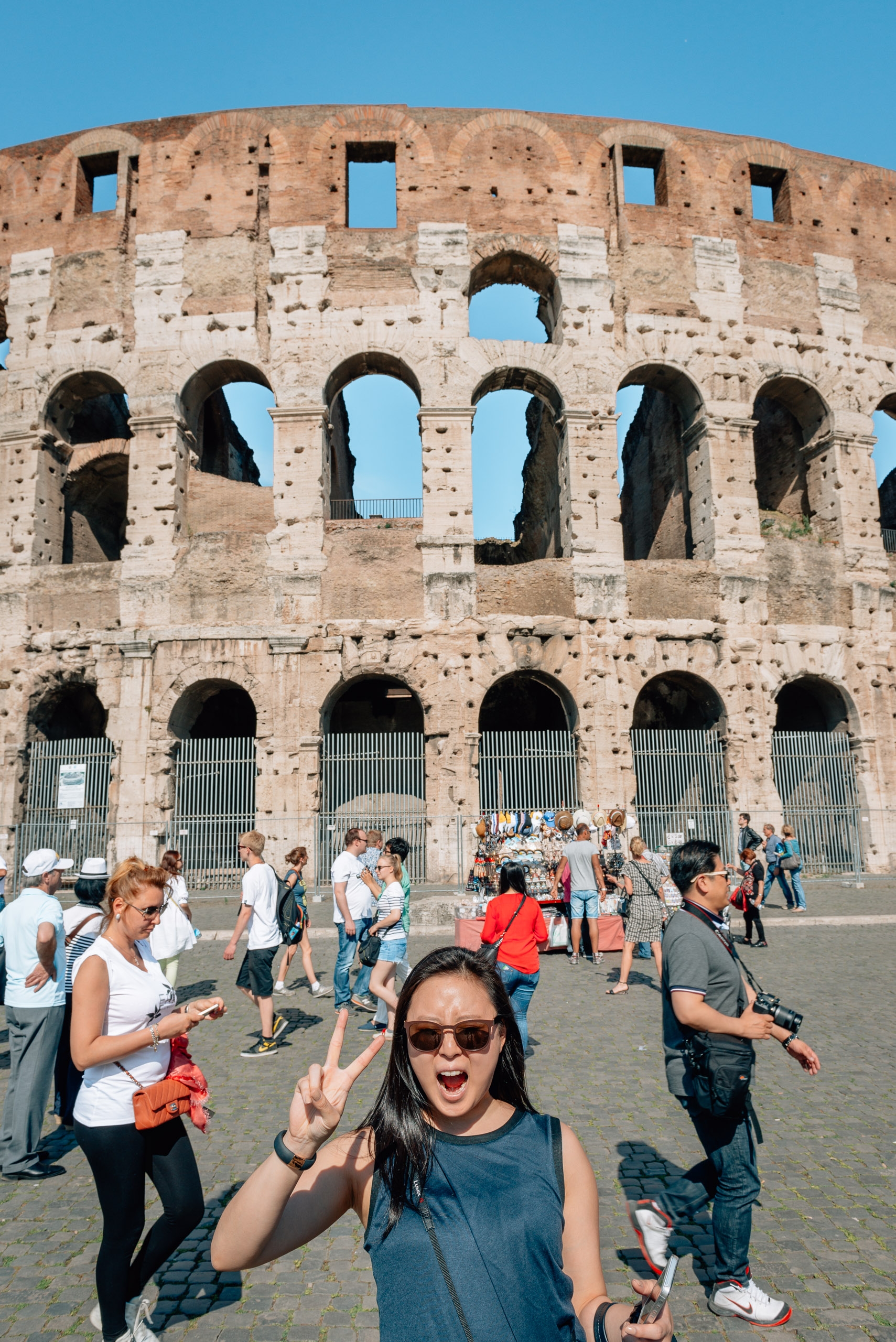 Jessica Enjoys the Colosseum