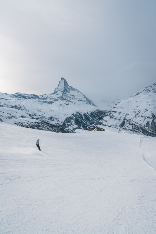 the Matterhorn While Skiing Part II
