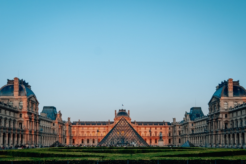 The Louvre at Sunset