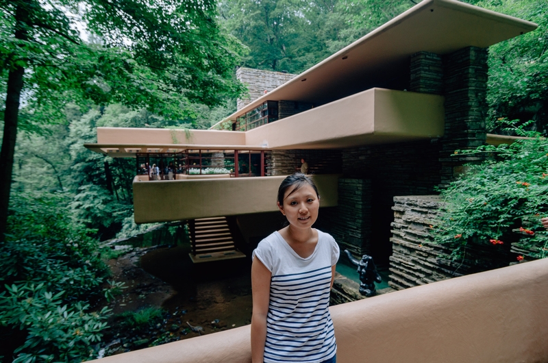 Jessica at Fallingwater