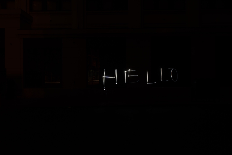 An Attempt at Light Writing