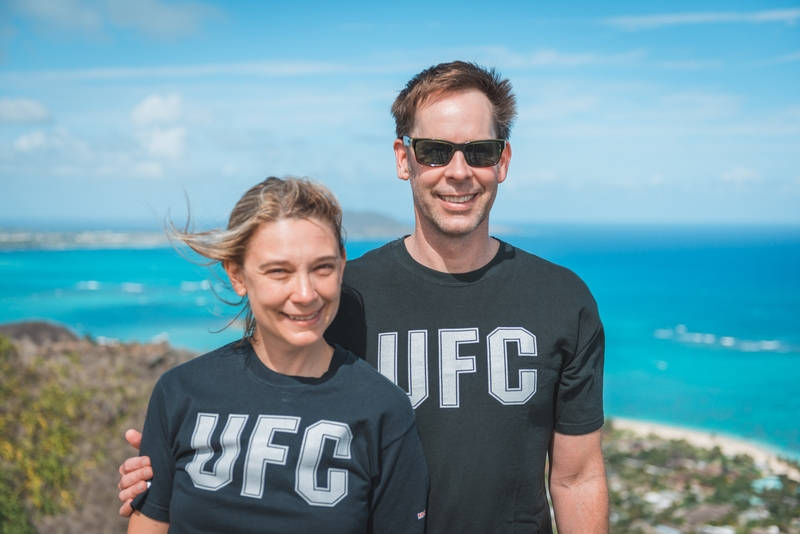 Carey & John Atop the Pillbox Trail