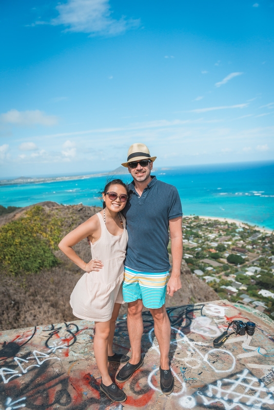 Jessica & Kris Atop the Pillbox Trail