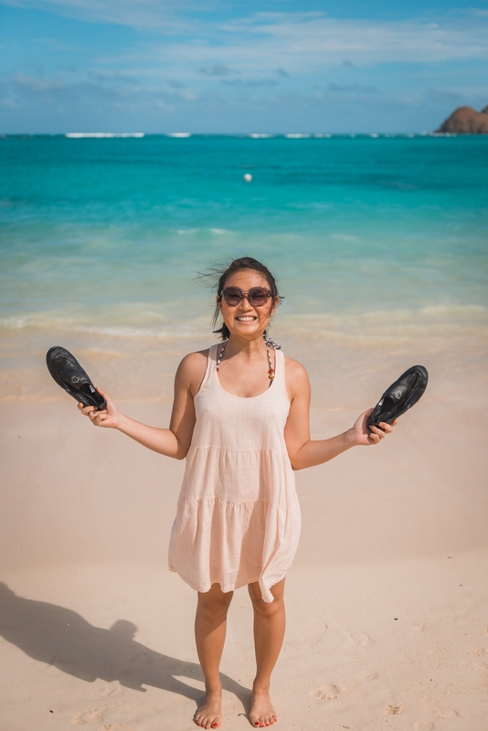 Jessica on Lanikai Beach