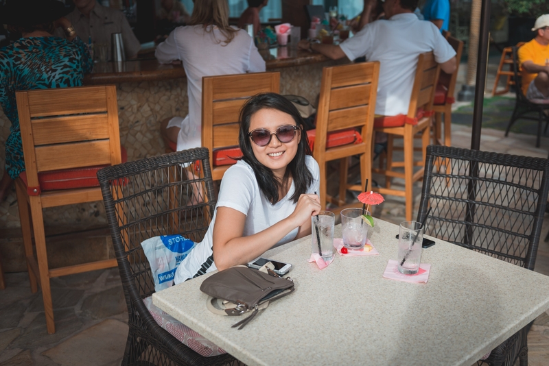 Jessica at the Royal Hawaiian