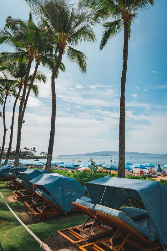 The Beach Cabanas at the Grand Wailea