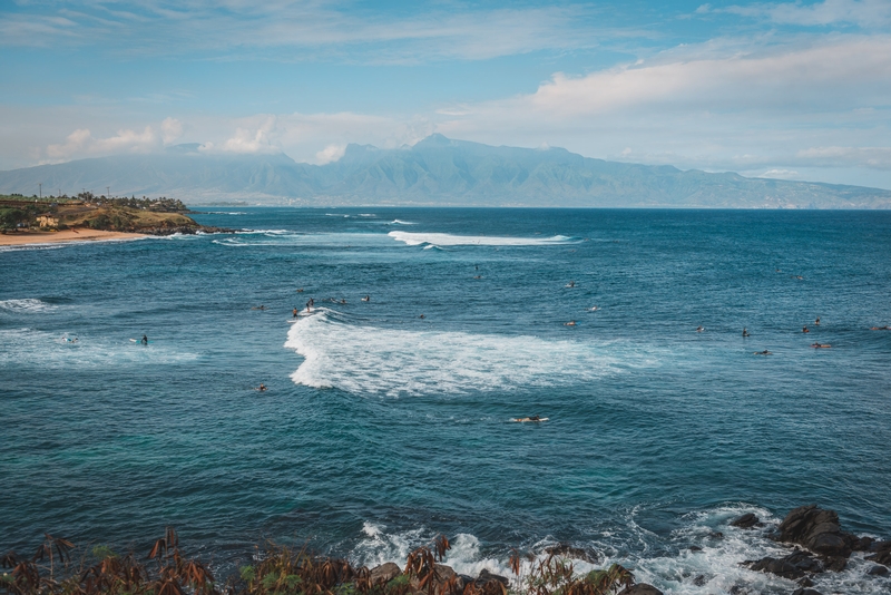 The Surfers of Ho'okipa Beach