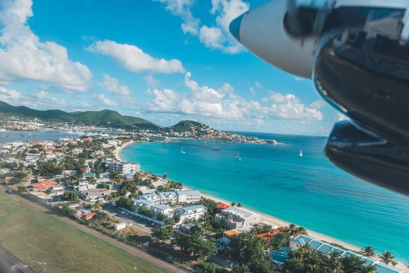 Departing St Maarten