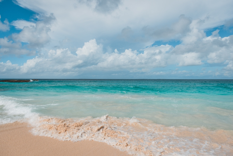 First Day on the Beach in Anguilla