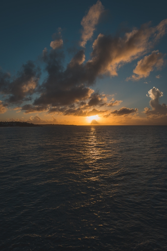 Second Sunset in Anguilla - Tall