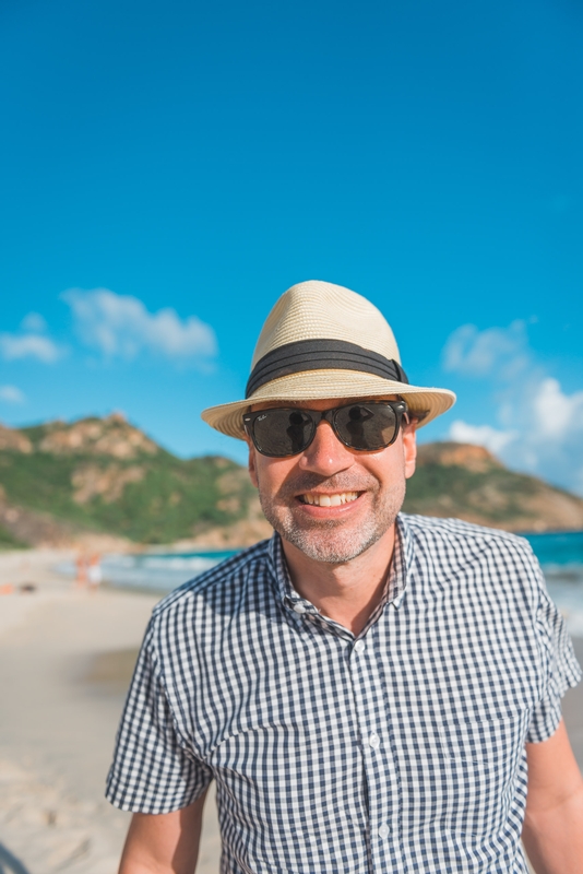 Kris on Gouverneur Beach