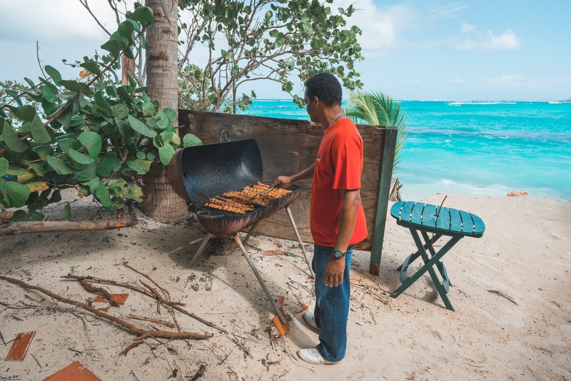 Barbecue on the Beach at Gwen Barbecue