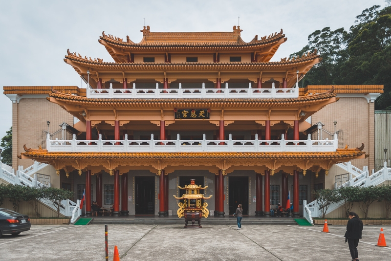 Golden-Roofed Chinese Temple Architecture
