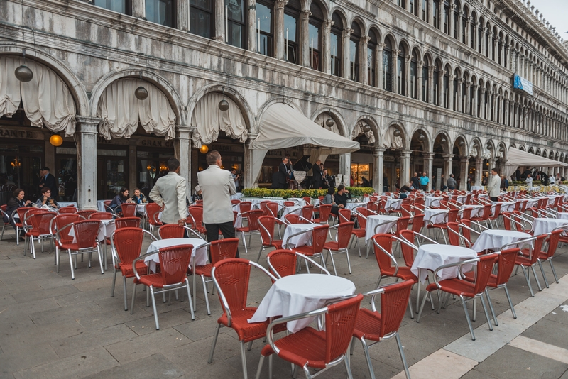 Chairs on the Piazza San Marco