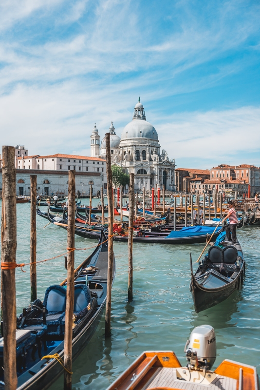 The Grand Canal and the Santa Maria Della Salute Church