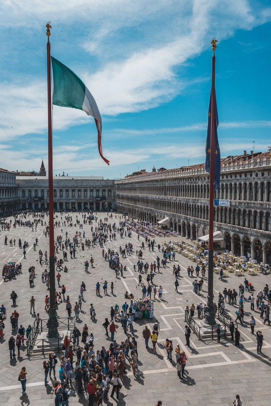 Overlooking Piazza San Marco