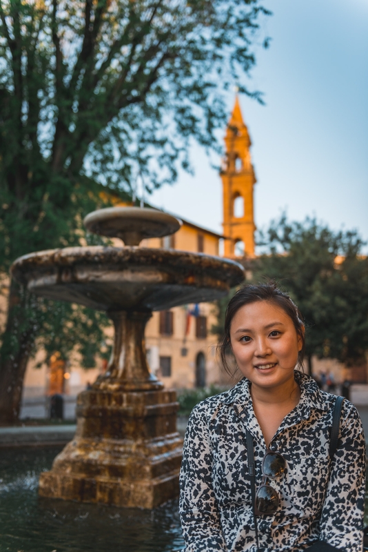 Jessica at Sunset Touring Florence