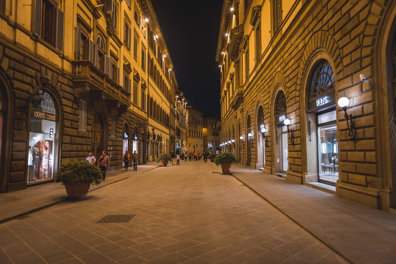 Exploring Florence at Night