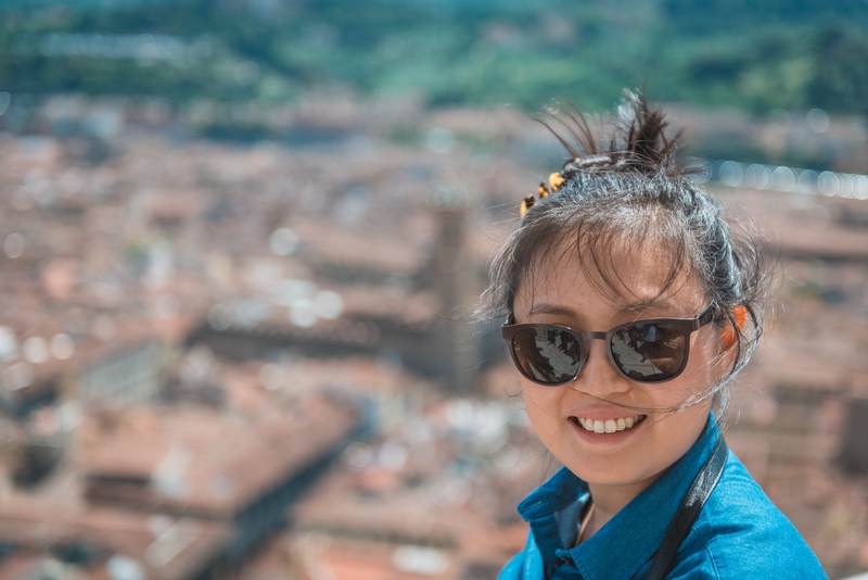 Jessica Overlooking Florence