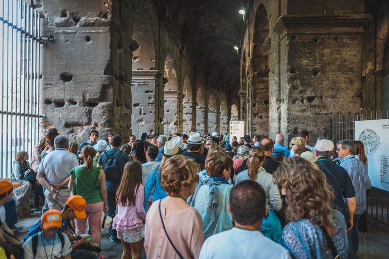 In Line for the Colosseum