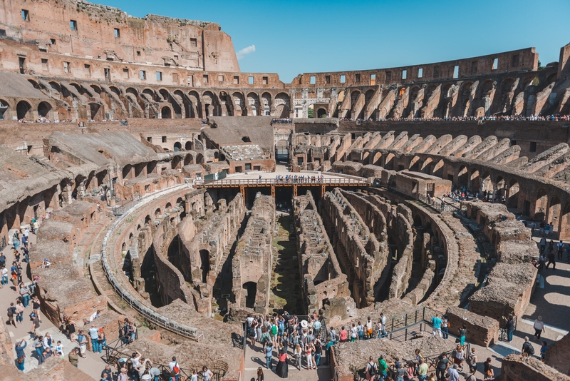 Inside the Colosseum