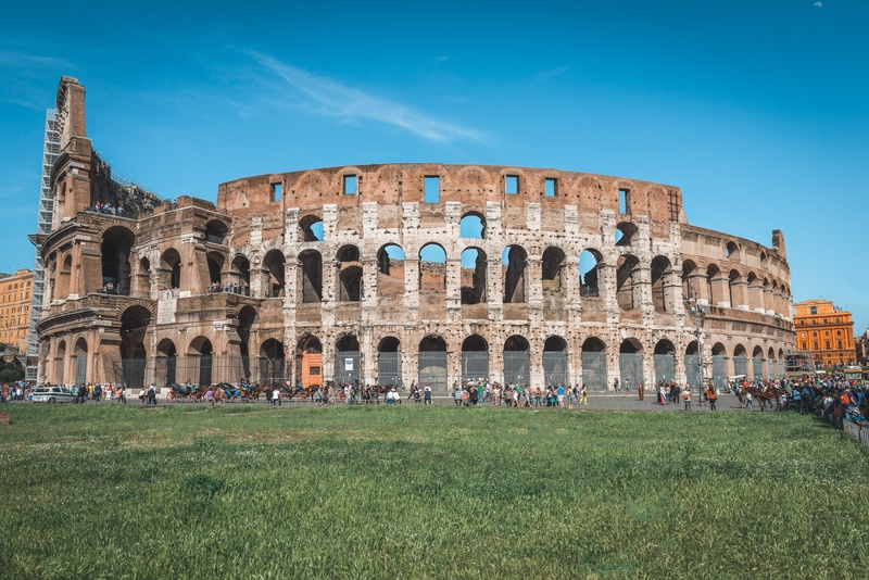 Outside the Colosseum 3