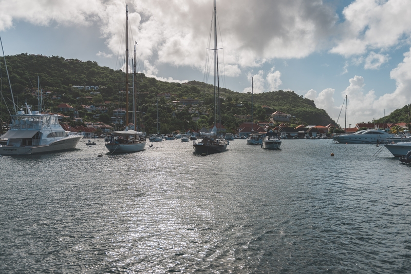 The Gustavia Harbor