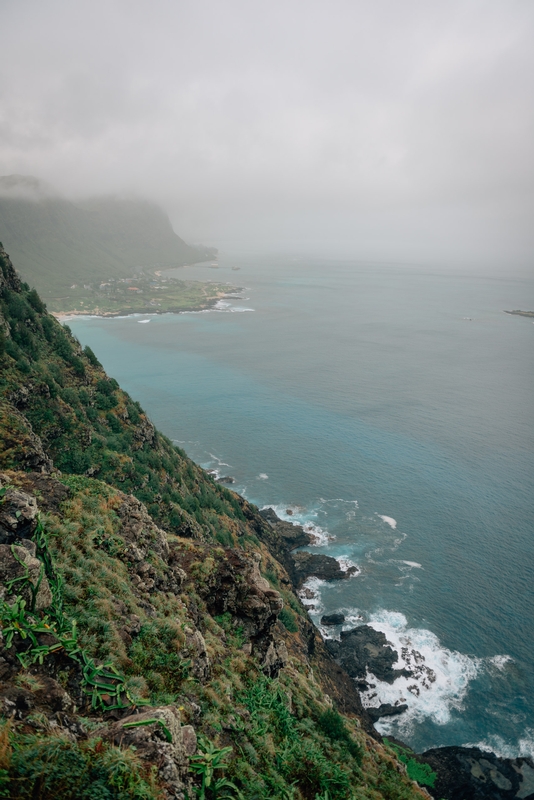 Looking Out from the Trail