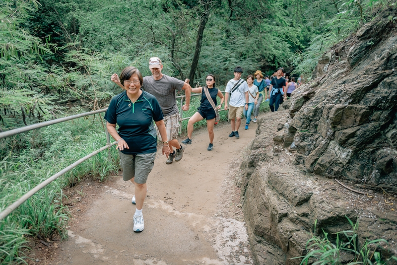 Climbing Diamond Head