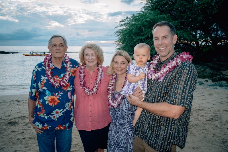 Richard Angelica Carey Fiona and John at the Luau