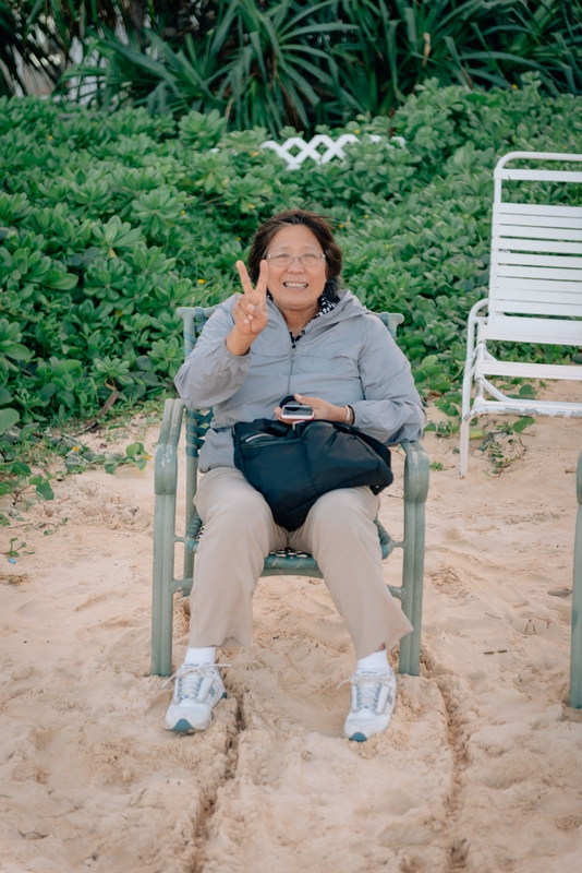 Deborah Says Farewell from Lanikai