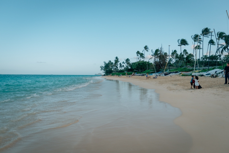 Sunset on Lanikai Beach