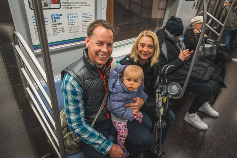 Hawaiians on the NYC Subway