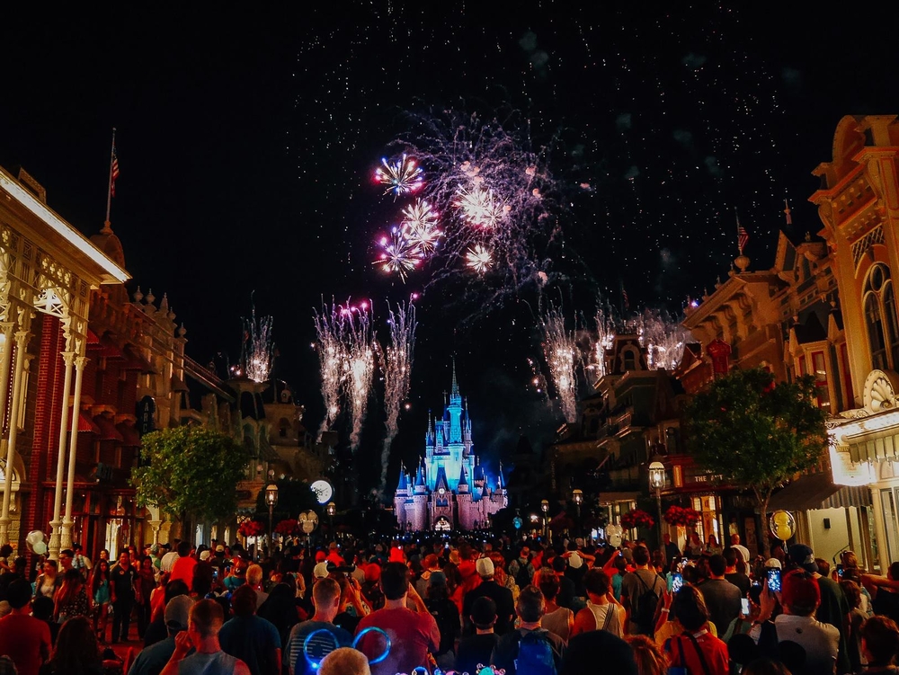 Fireworks over Main Street