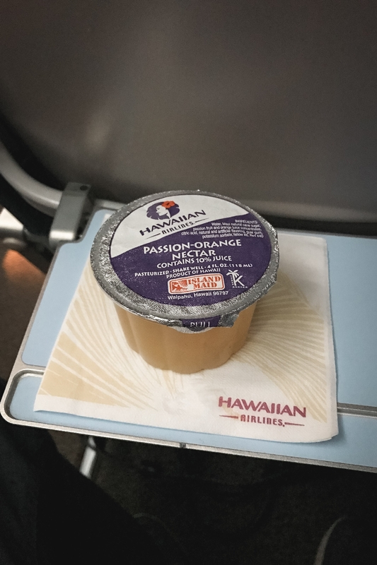 Hawaiian Airlines Nectar Cup In-Flight