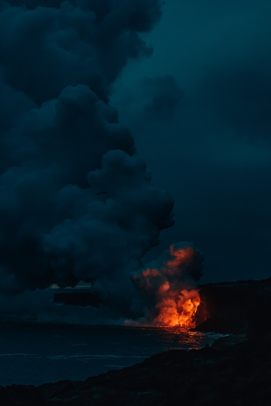 Lava at Night