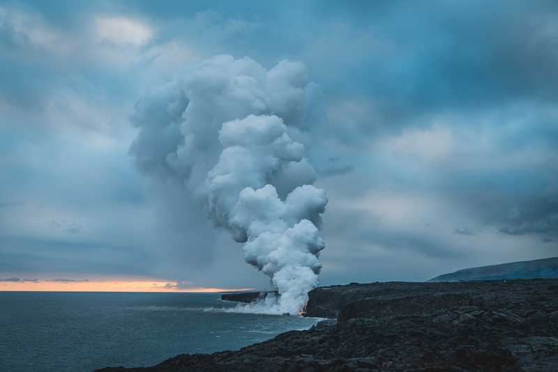 Lava Meets the Ocean 2