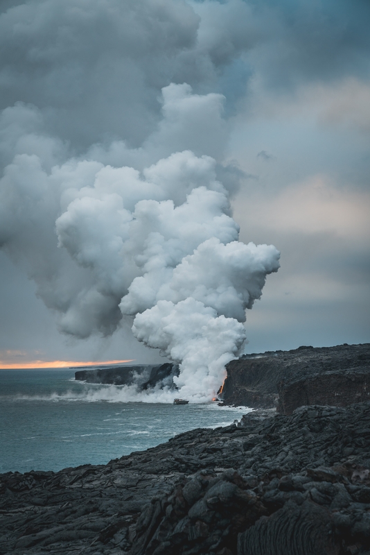 Lava Meets the Ocean 3