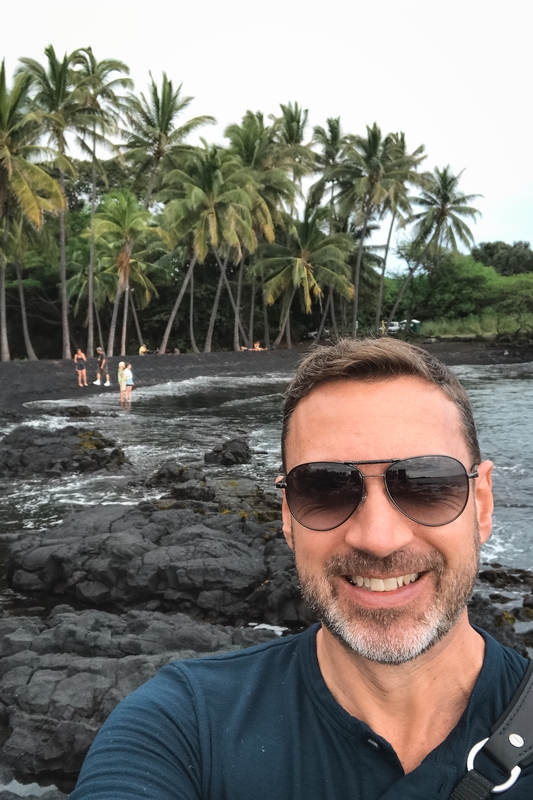 Selfie on Black Sand Beach