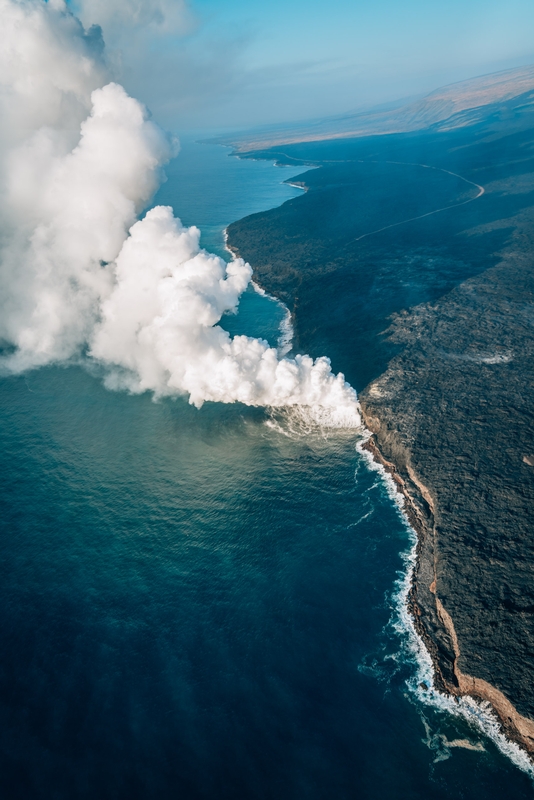 The Lava Entering the Sea 2