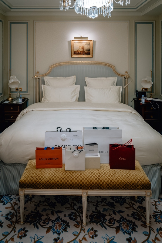 Luxe Bedroom With Gilded Bed