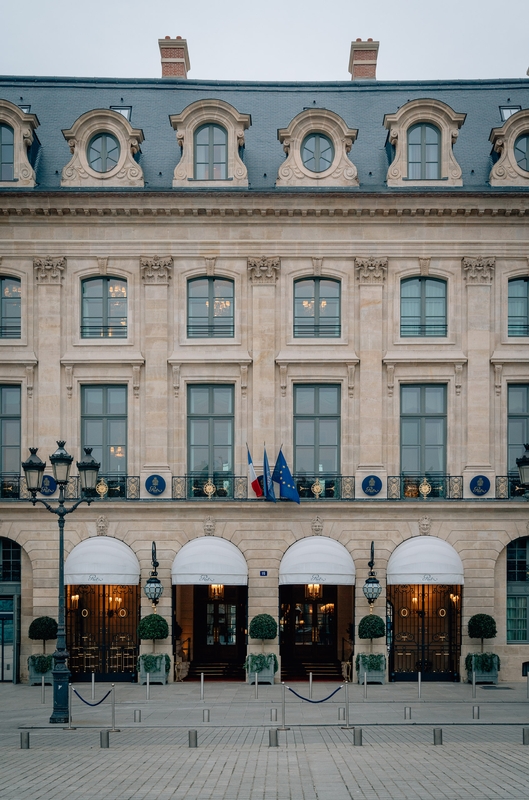 The Ritz Paris Classic Facade