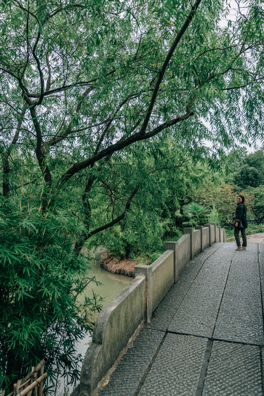 Jessica on the Bridge