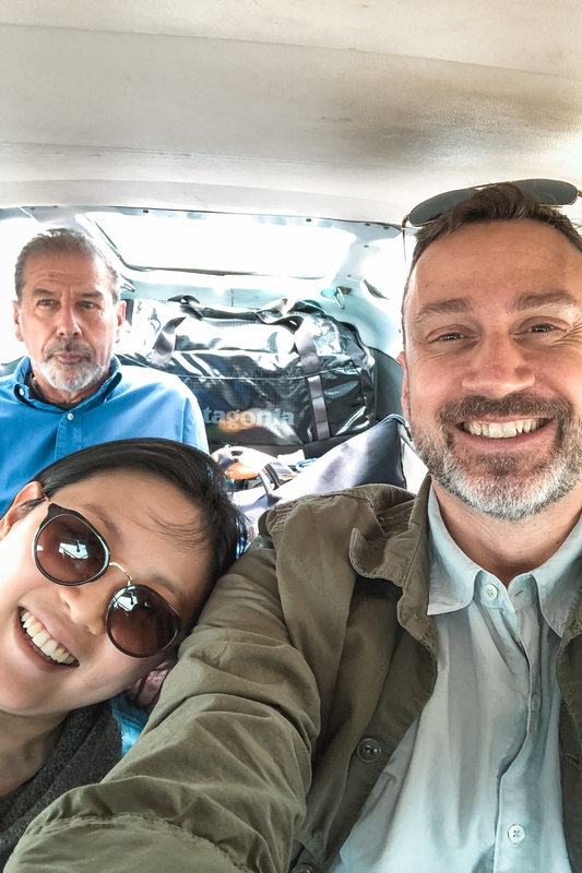 Safari Adventure Departure With Smiling Travelers