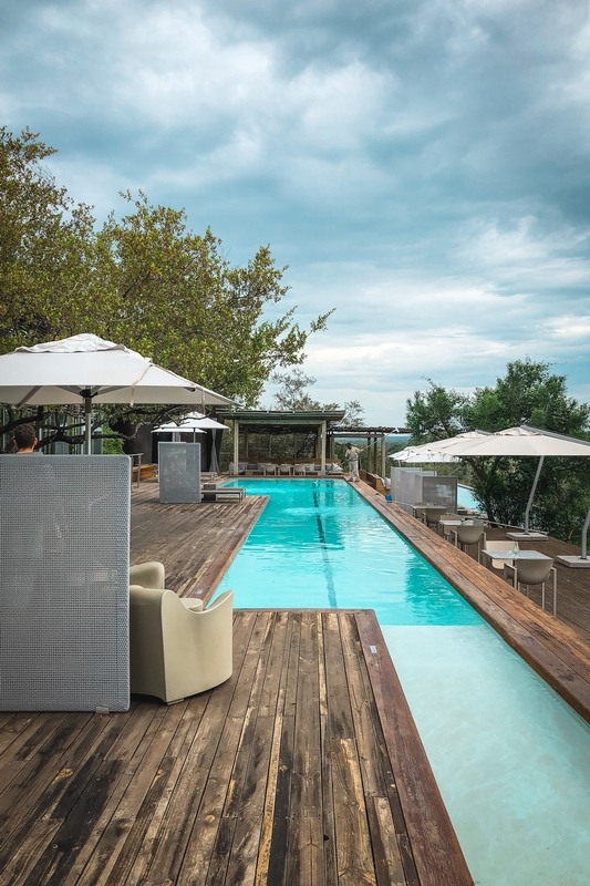 Modern Rooftop Pool With Landscape Views