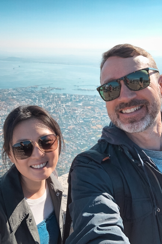 Coastal Selfie Above the Bay