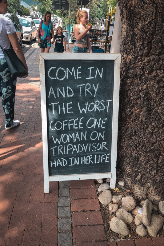 Coffee Shop Sidewalk Sign Invitation
