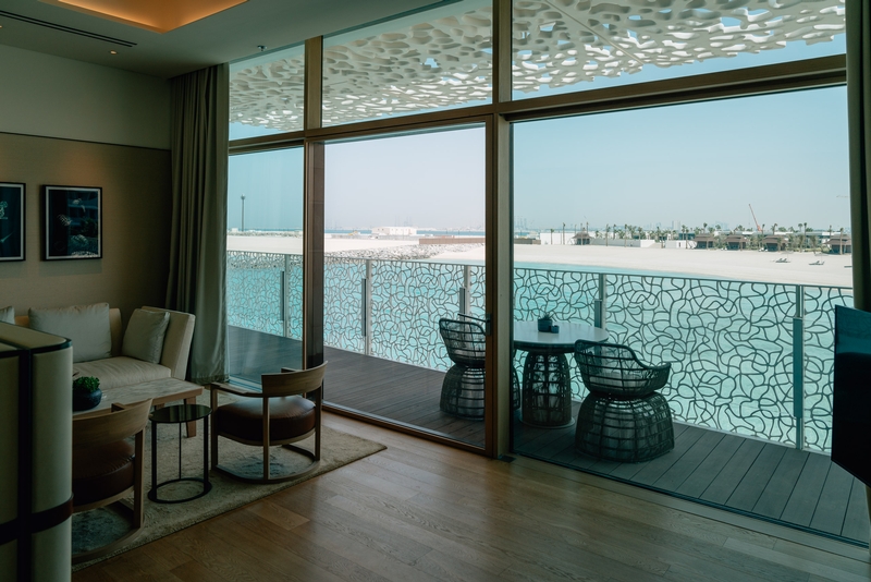 Luxury Desert City Apartment Balcony